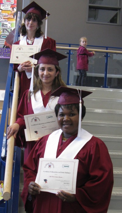Finissantes 2009-10 - Certificat d'éducation en Petite enfance